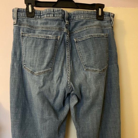 Cosmic Blue Love "Adrianne" Distressed Boyfriend Jeans, Size 31, True-to-Size - Picture 5 of 10